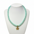 Beads Necklace w Charm