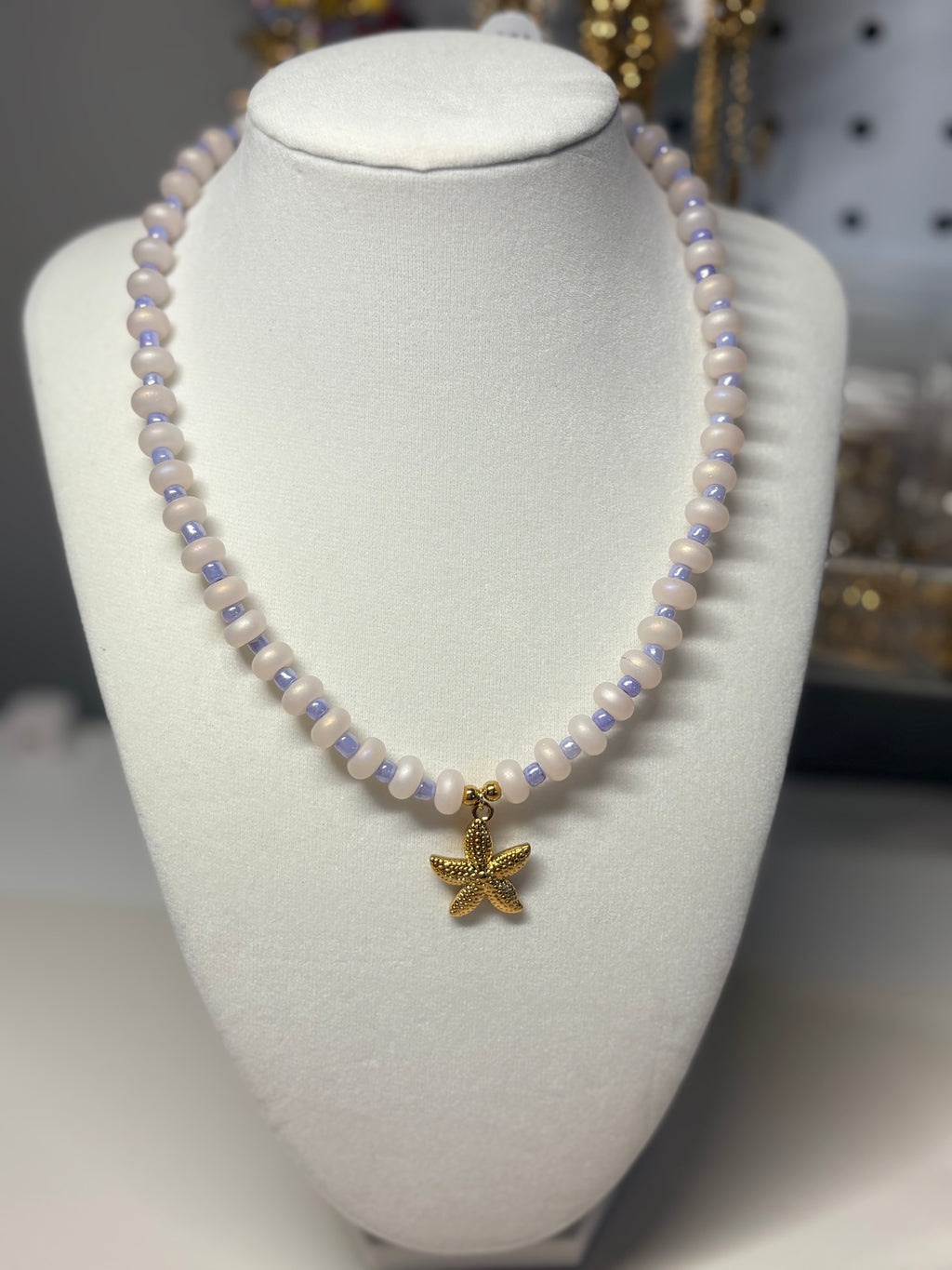 Beads Necklace w Charm