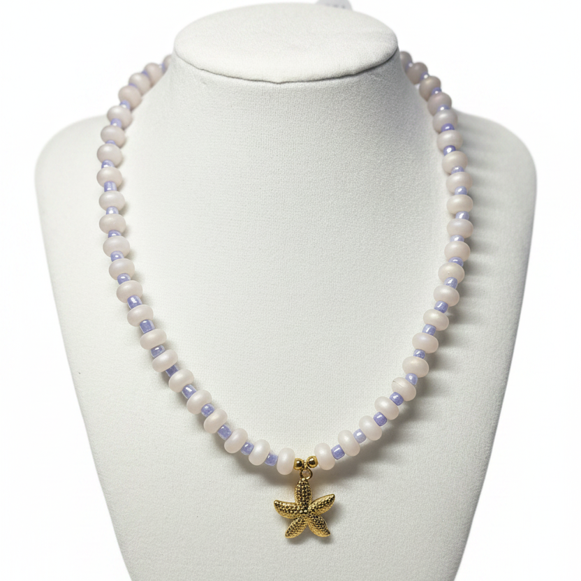 Beads Necklace w Charm