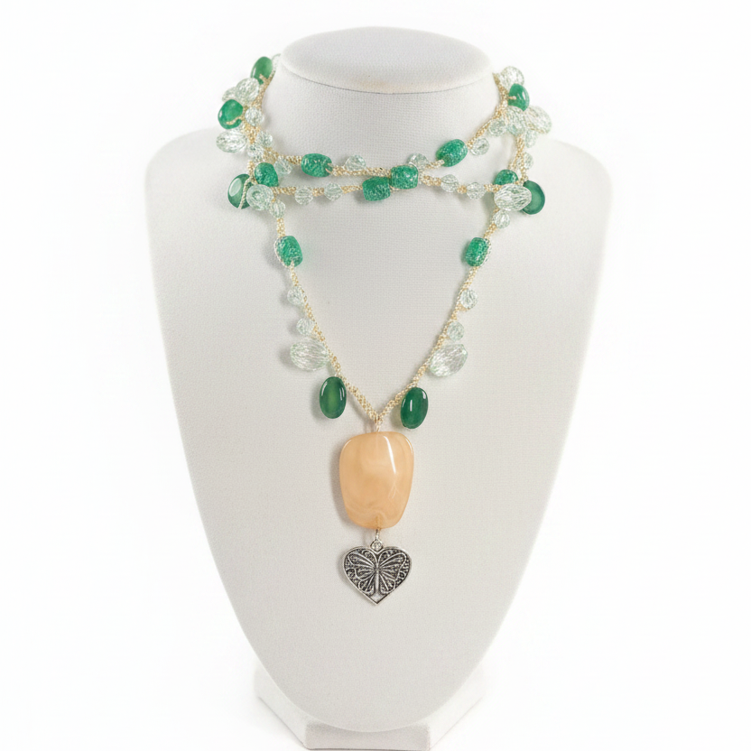Jade Crochet Necklace