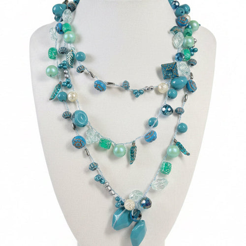 Aqua Bloom Necklace