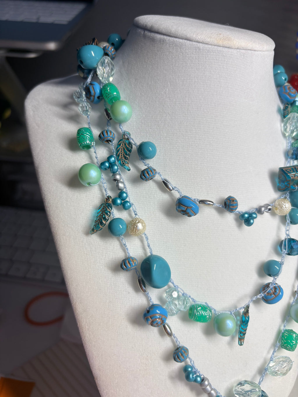 Aqua Bloom Necklace