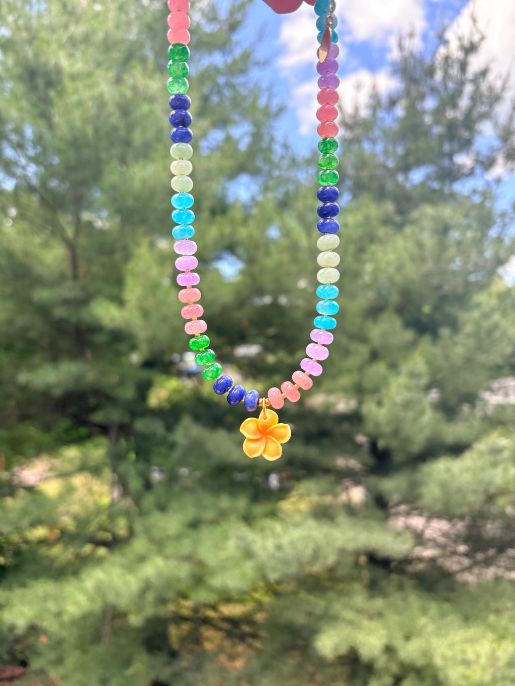 Rainbow Lei Necklace