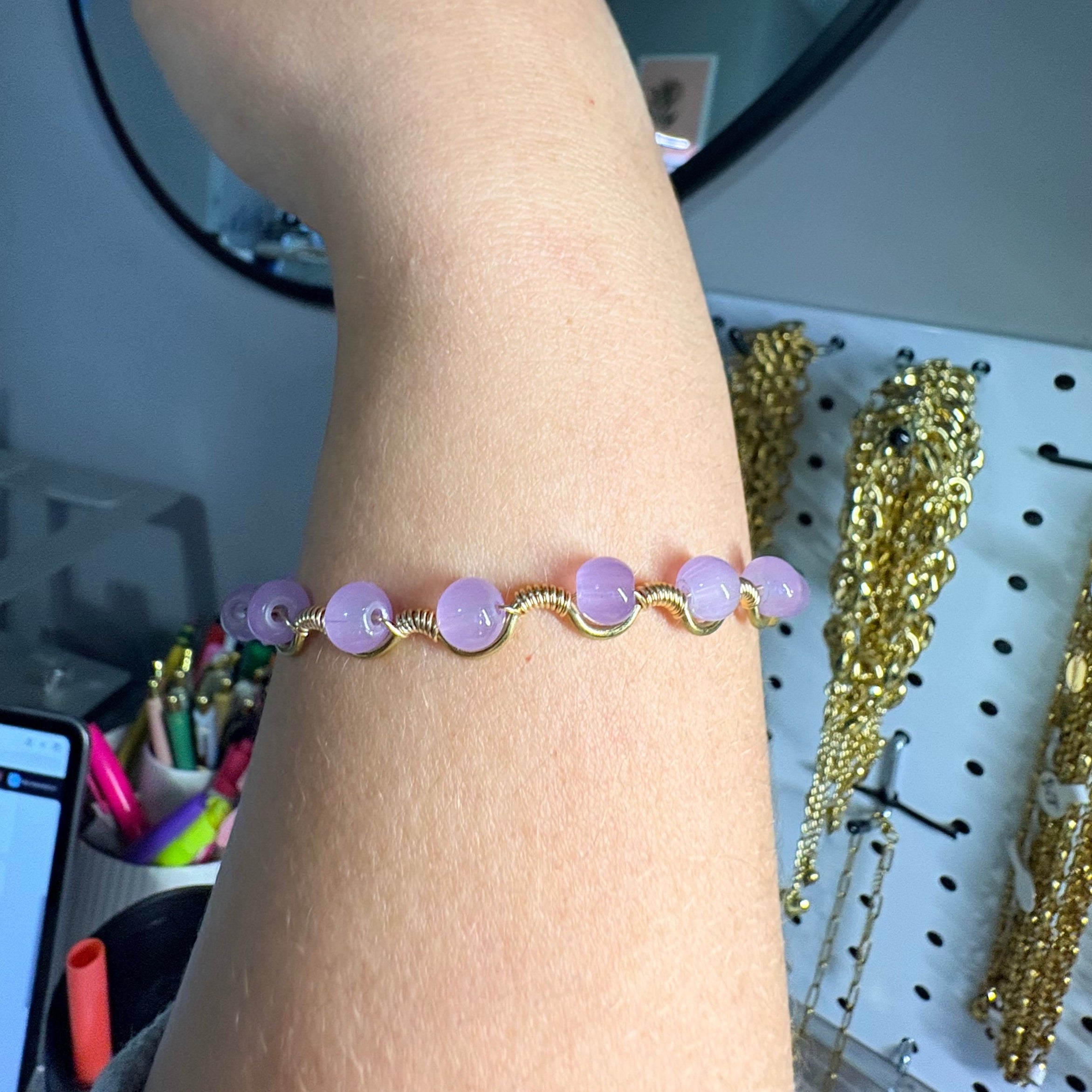 Luna Lavender Cuff