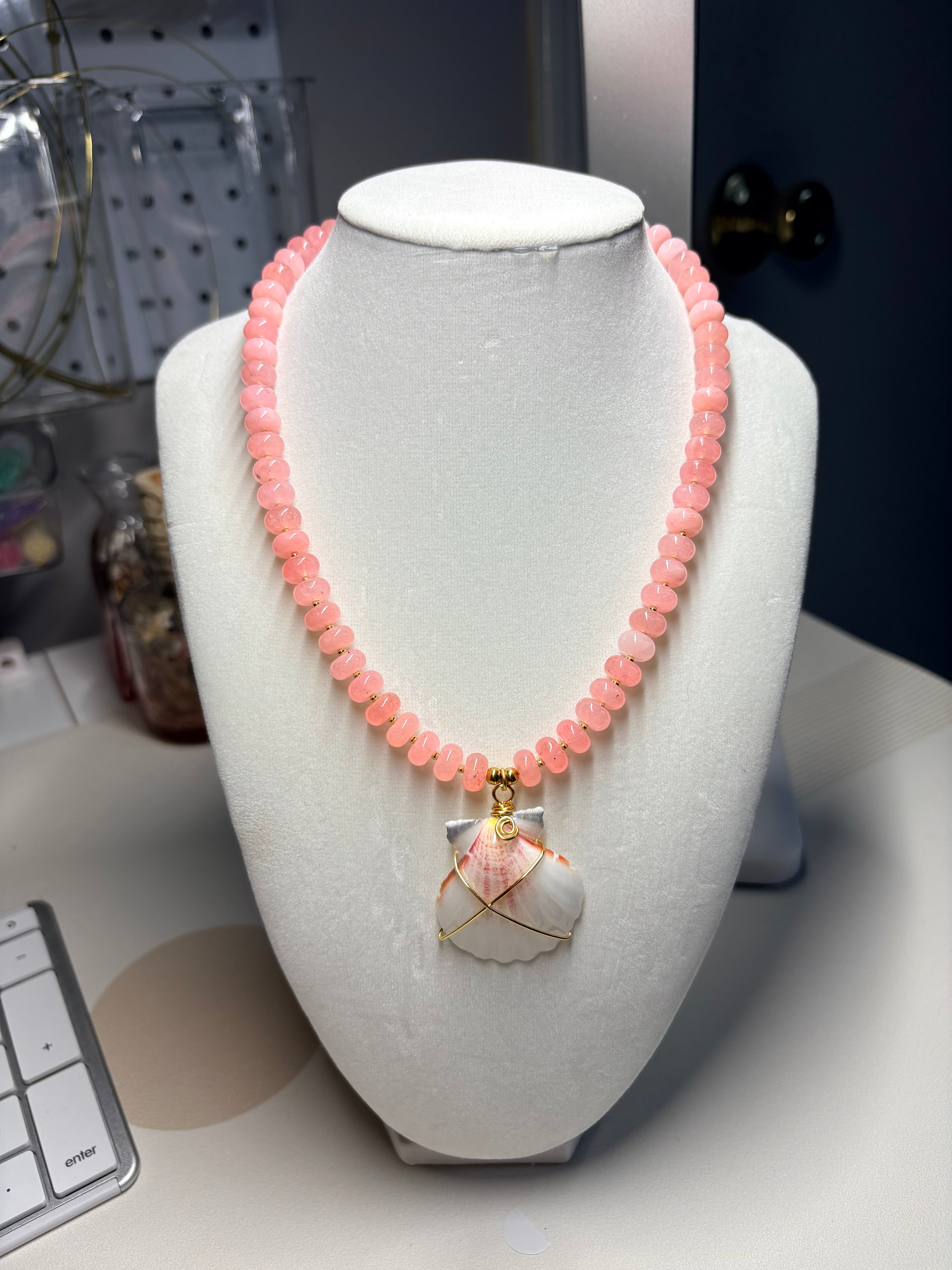 Coral Kiss Necklace