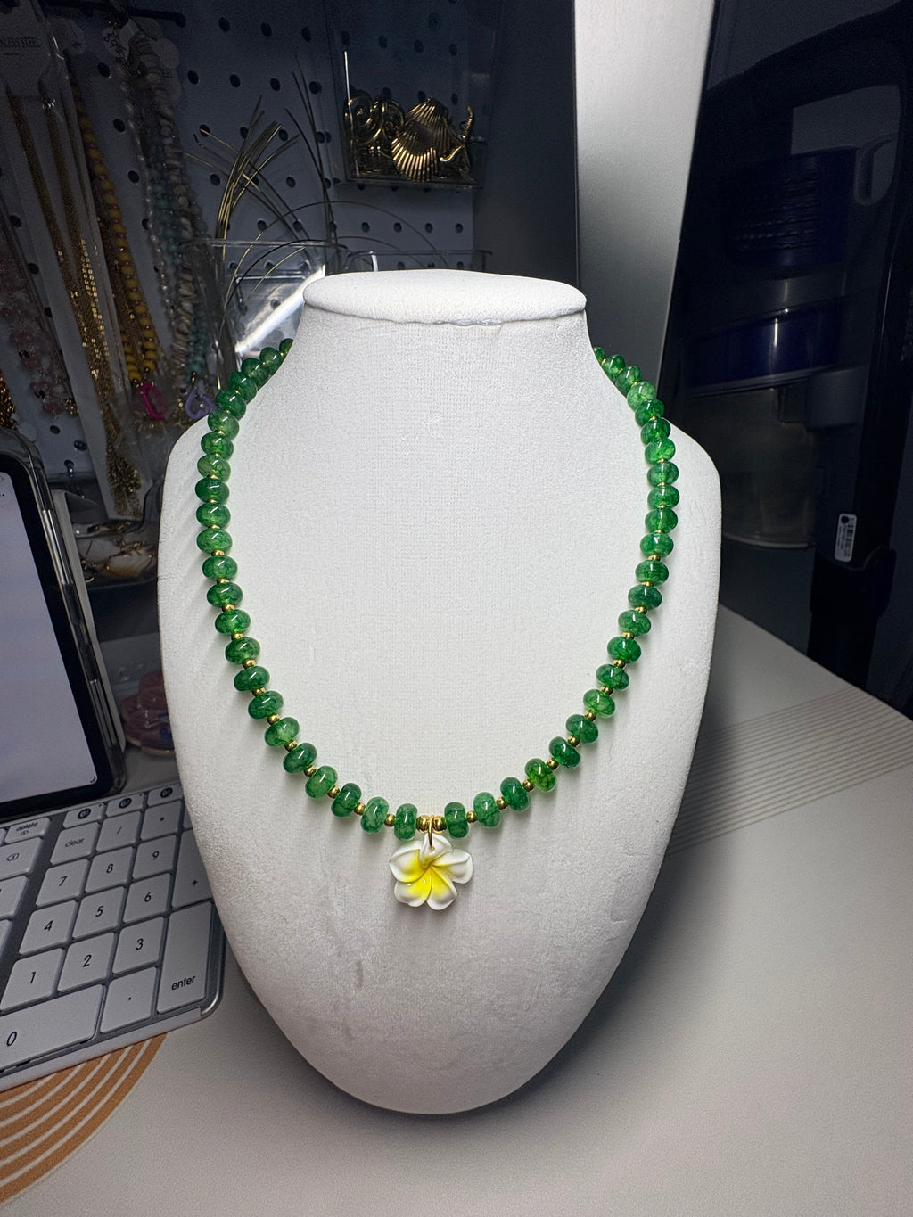 Emerald Bloom Necklace