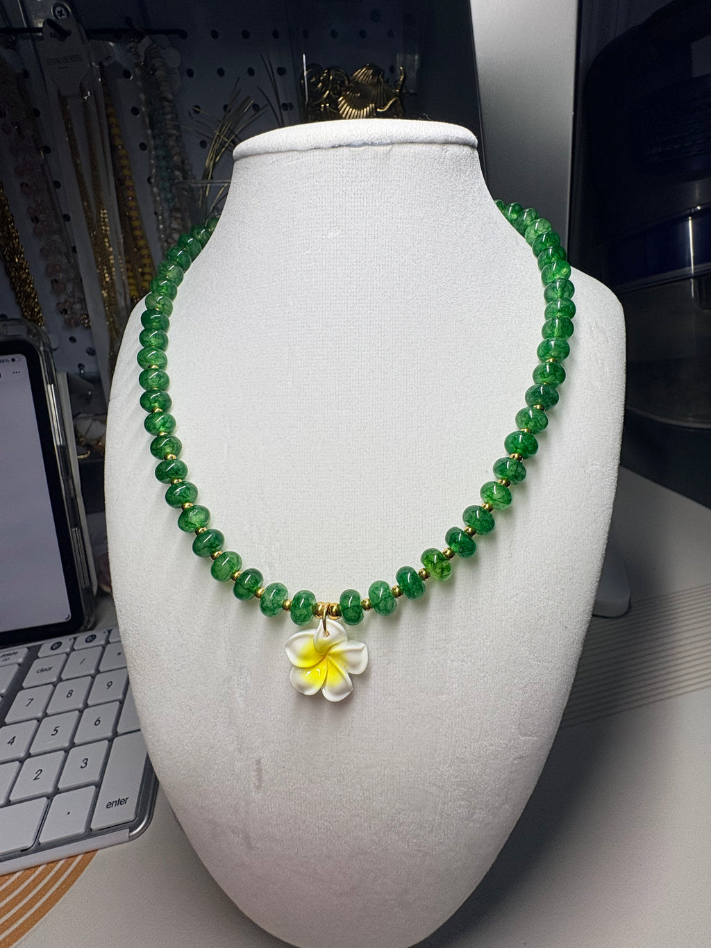 Emerald Bloom Necklace