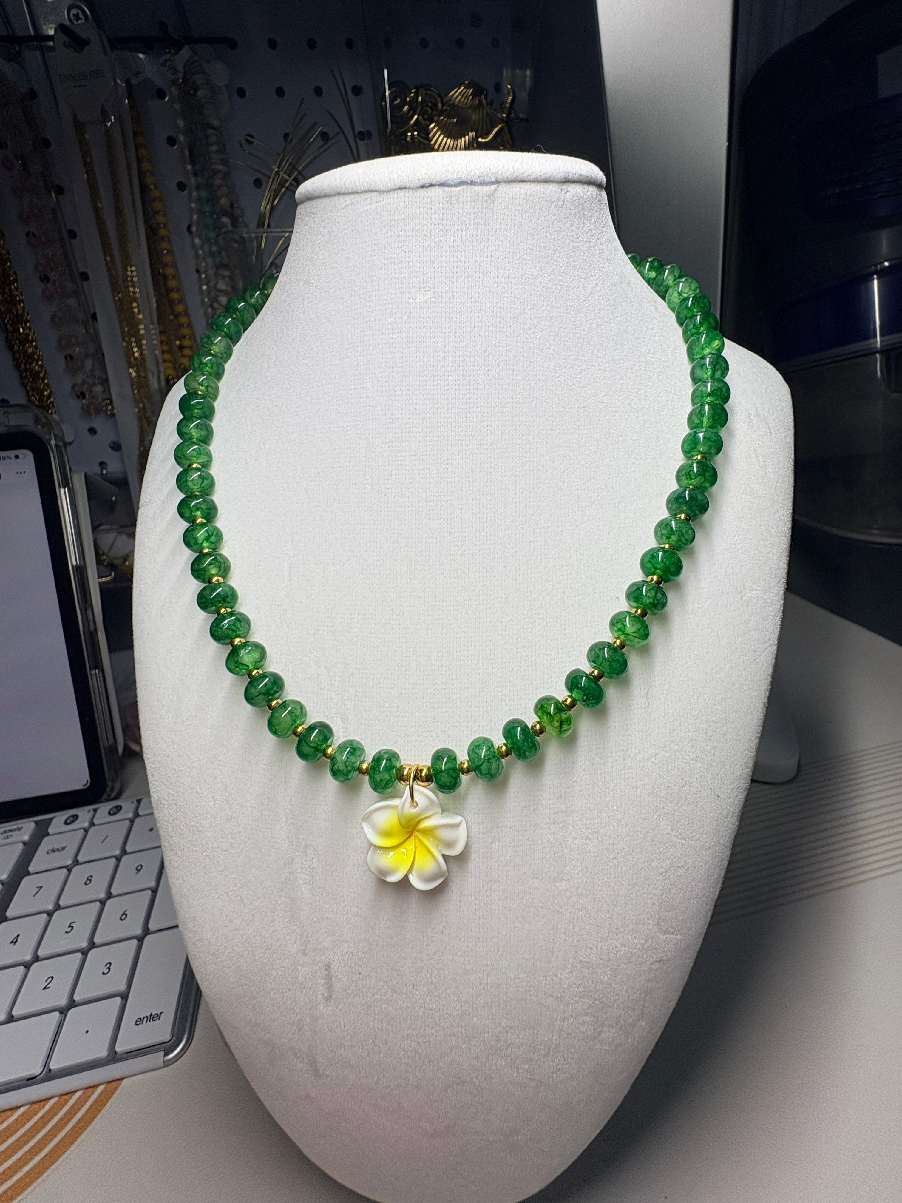 Emerald Bloom Necklace