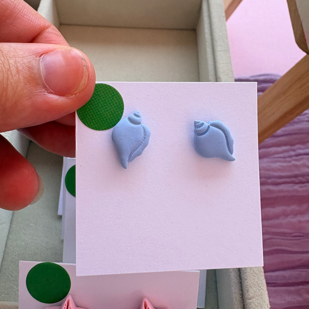 Ocean Shell Stud