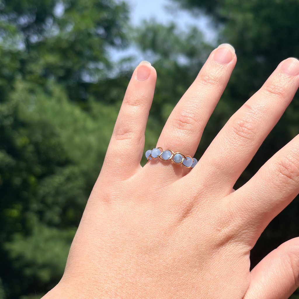 Coastal Glow Wire Ring