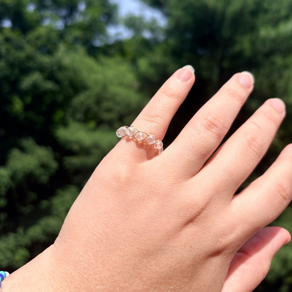 Coastal Glow Wire Ring