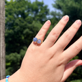 Blue Tide Wire Ring