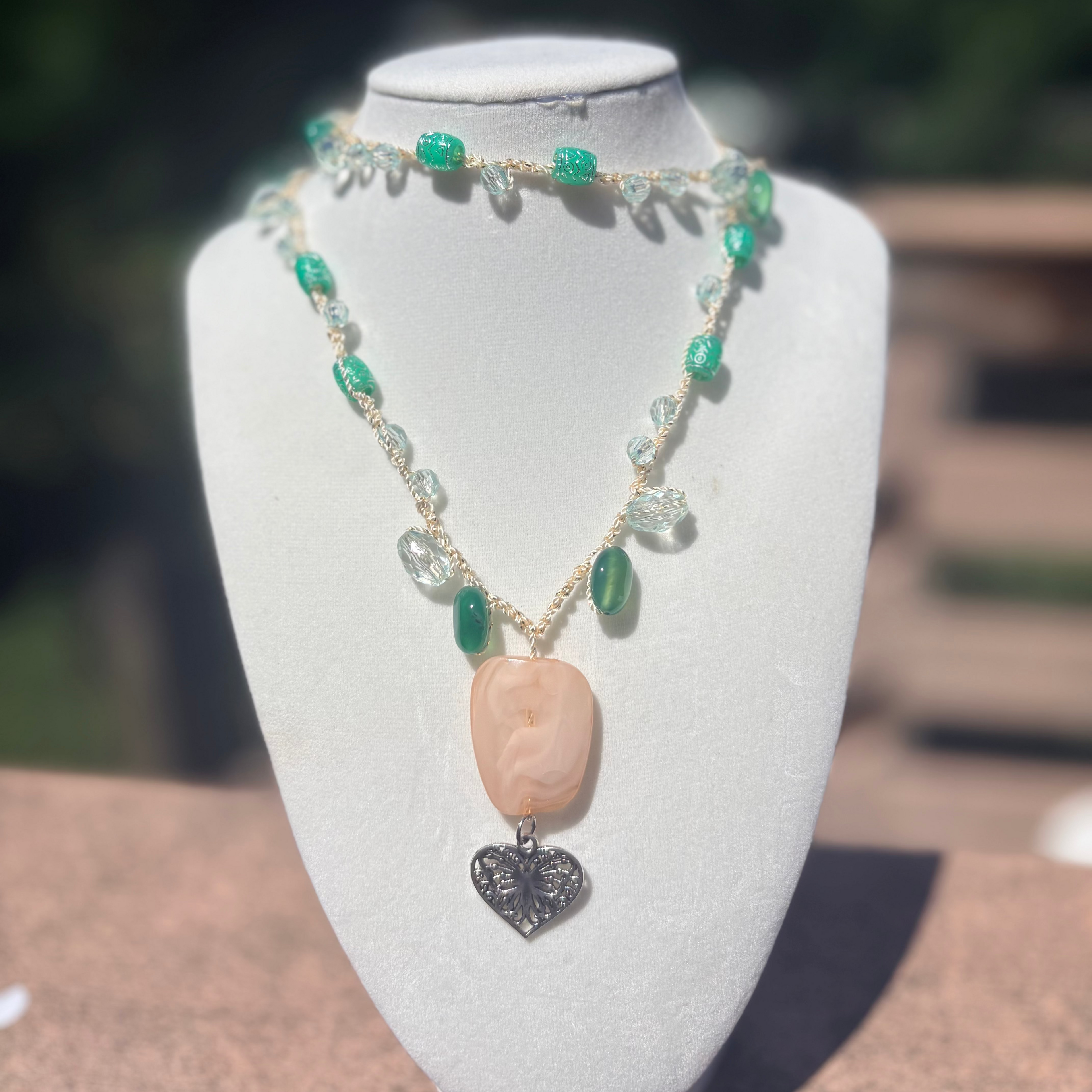 Jade Crochet Necklace