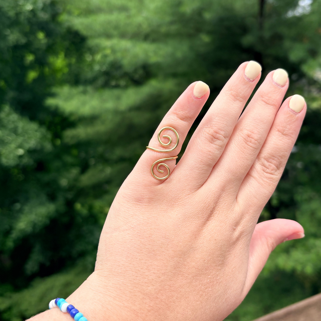 Spiral Breeze Ring