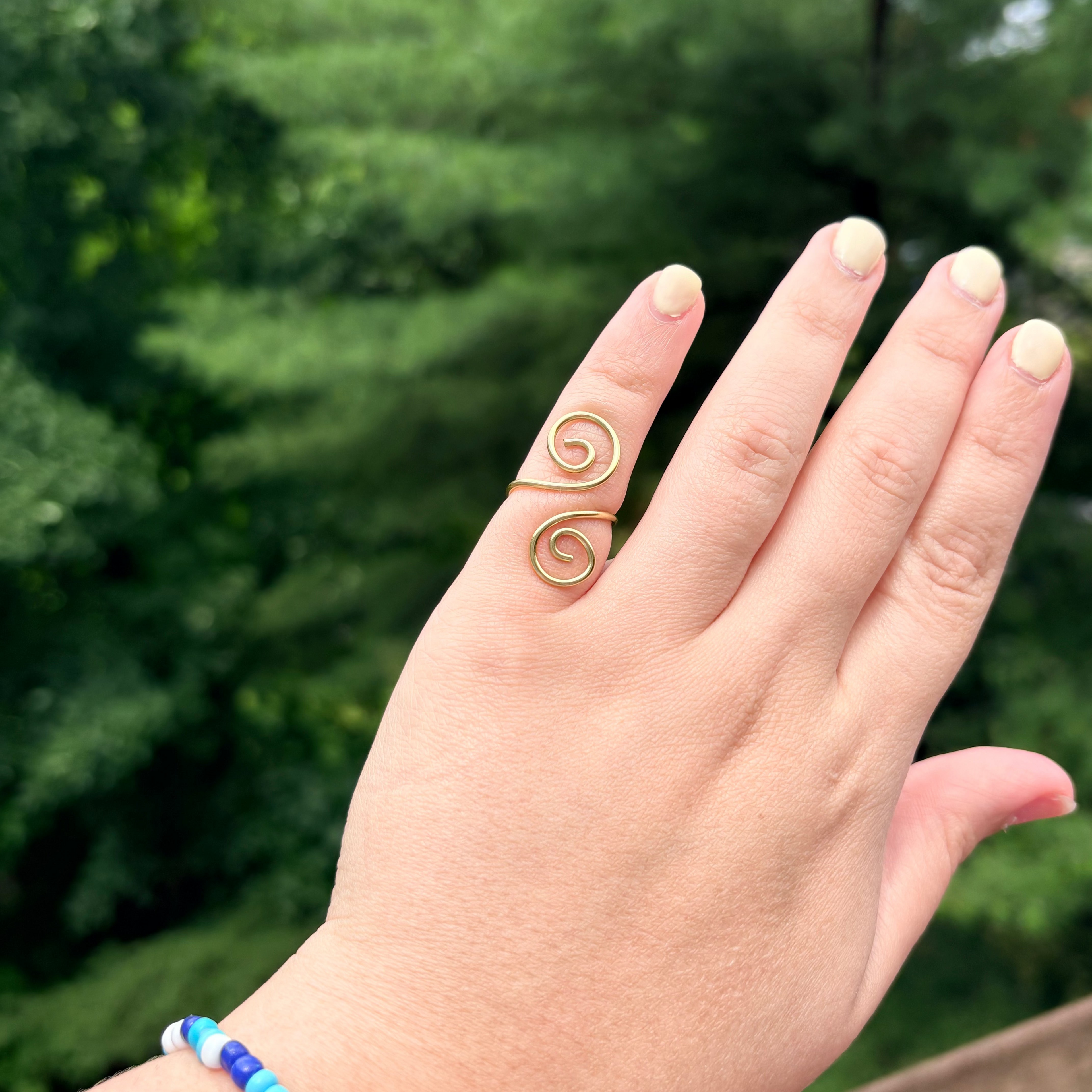 Spiral Breeze Ring