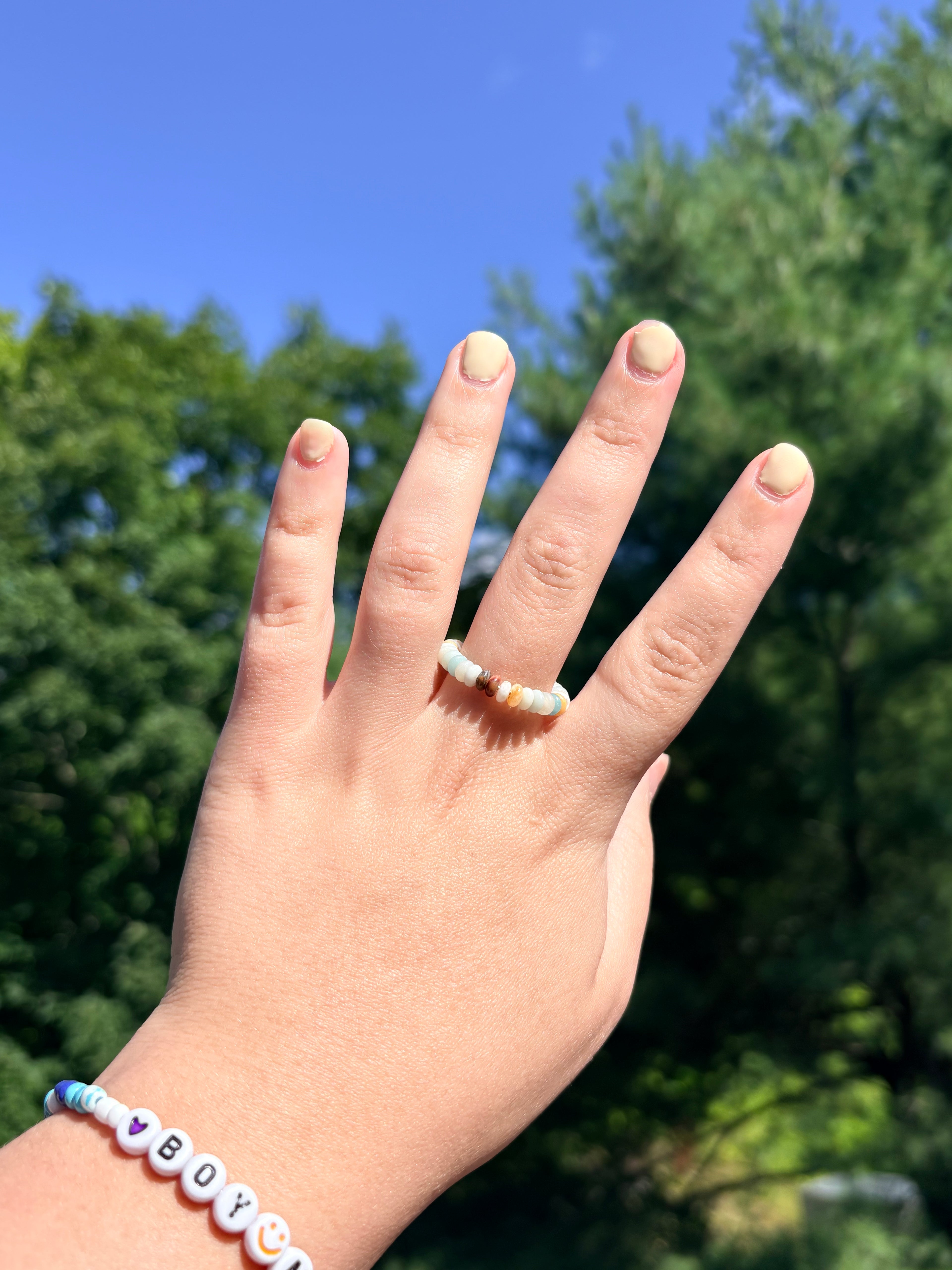 Coastal Beaded Ring