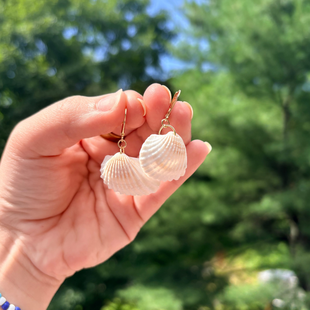Seashell Drop Earring