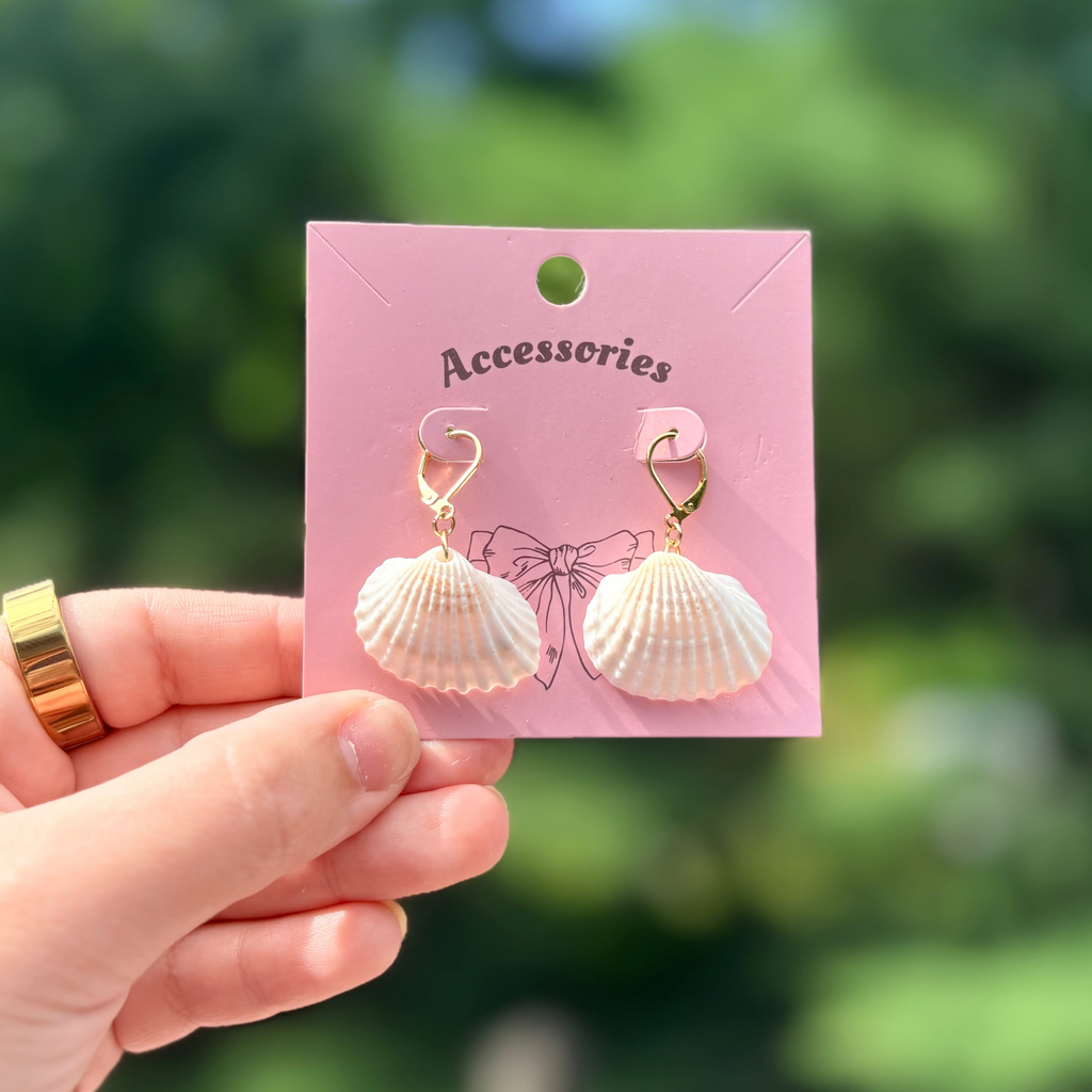 Seashell Drop Earring