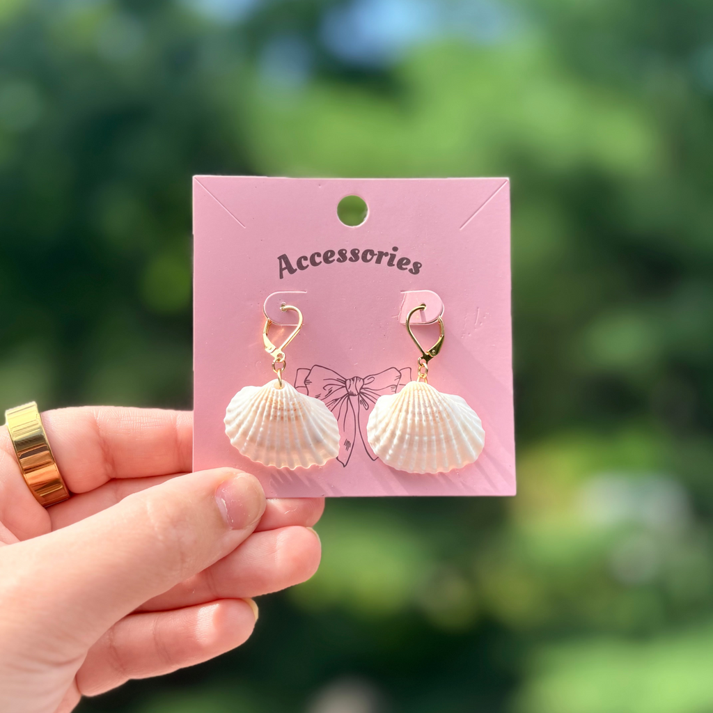 Seashell Drop Earring