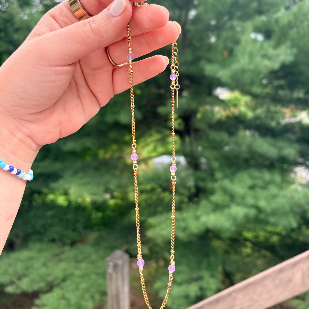 Lavender Glow Necklace