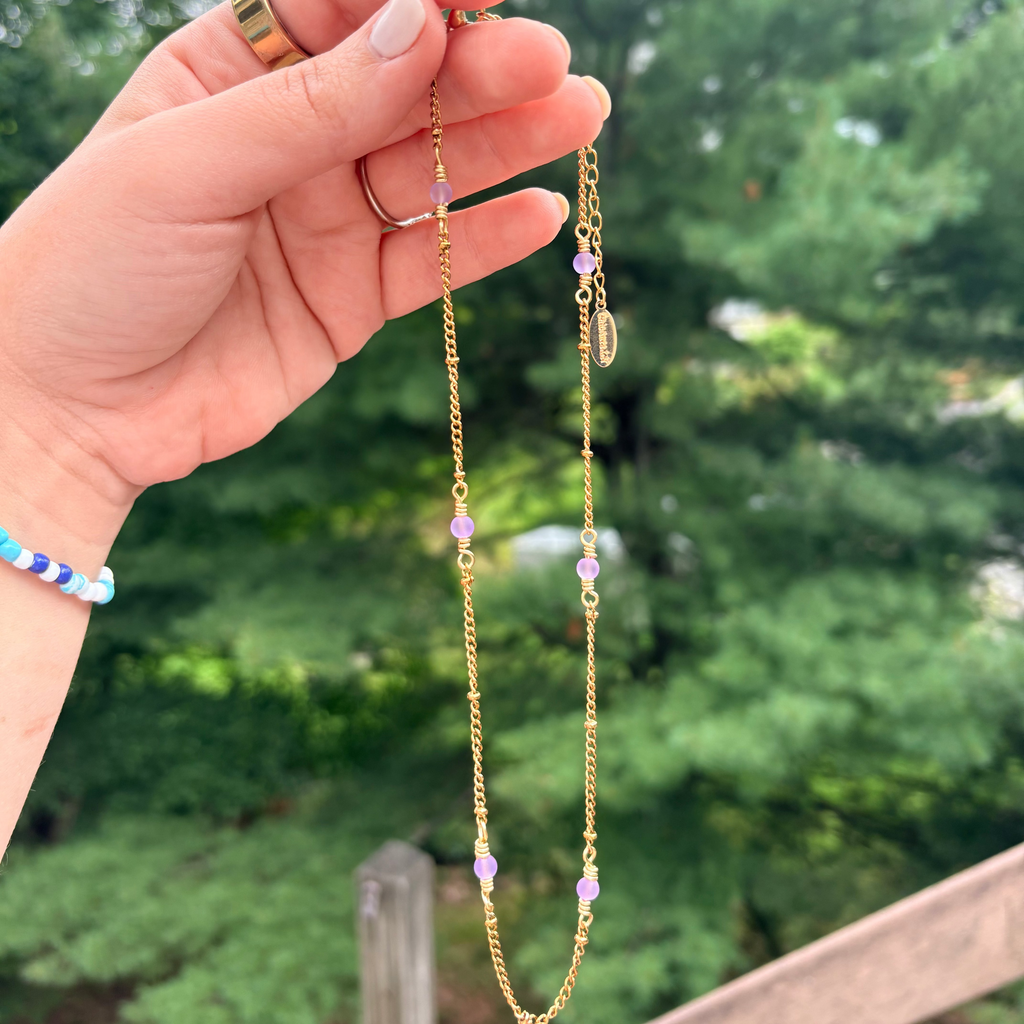 Lavender Glow Necklace