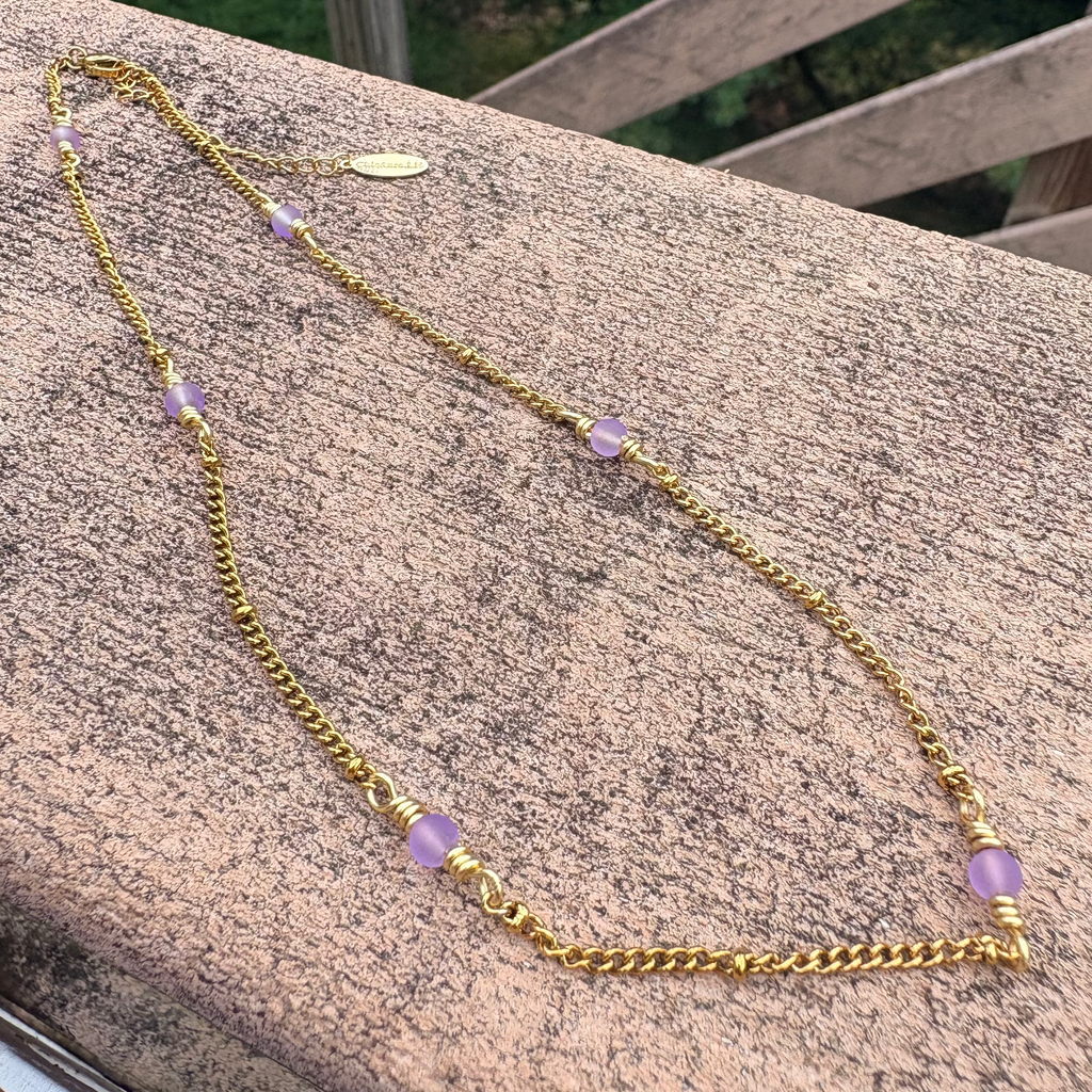 Lavender Glow Necklace