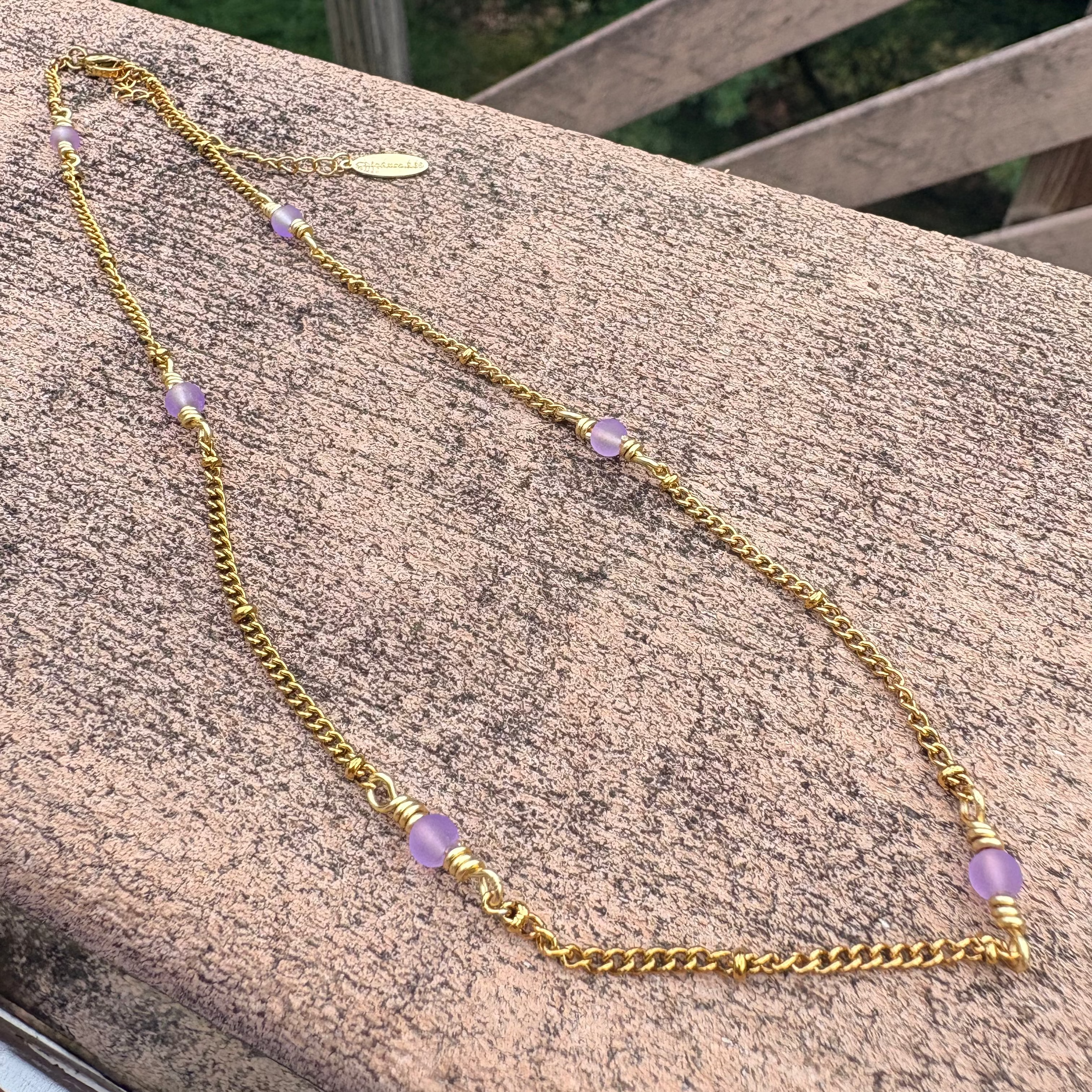 Lavender Glow Necklace
