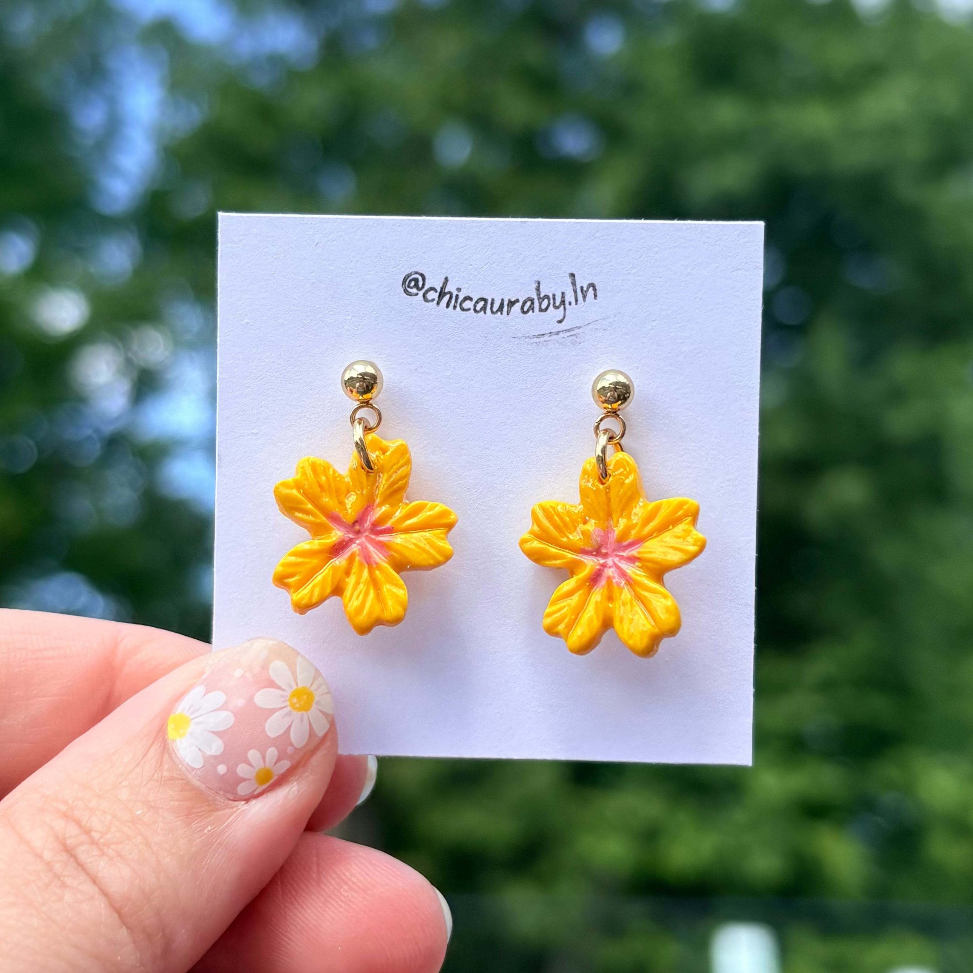 Tropical Bloom earrings
