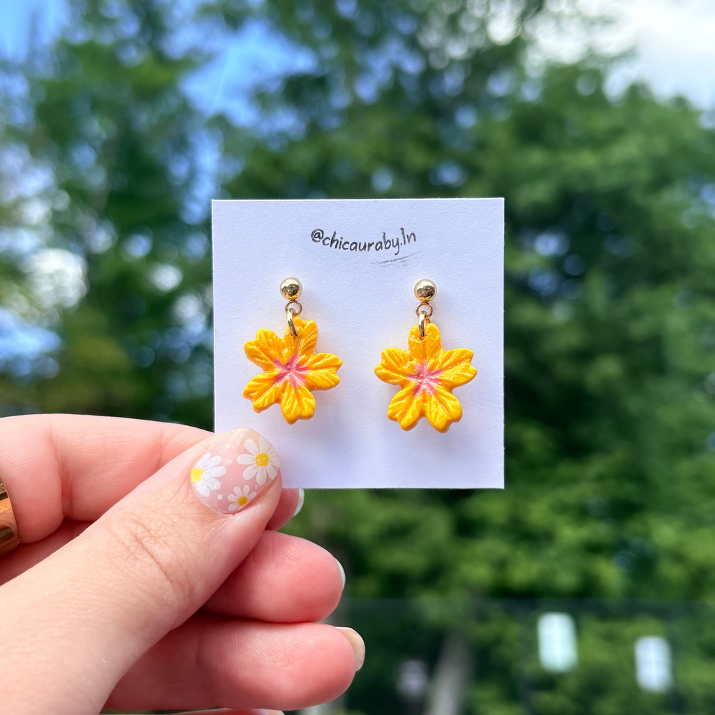 Tropical Bloom earrings