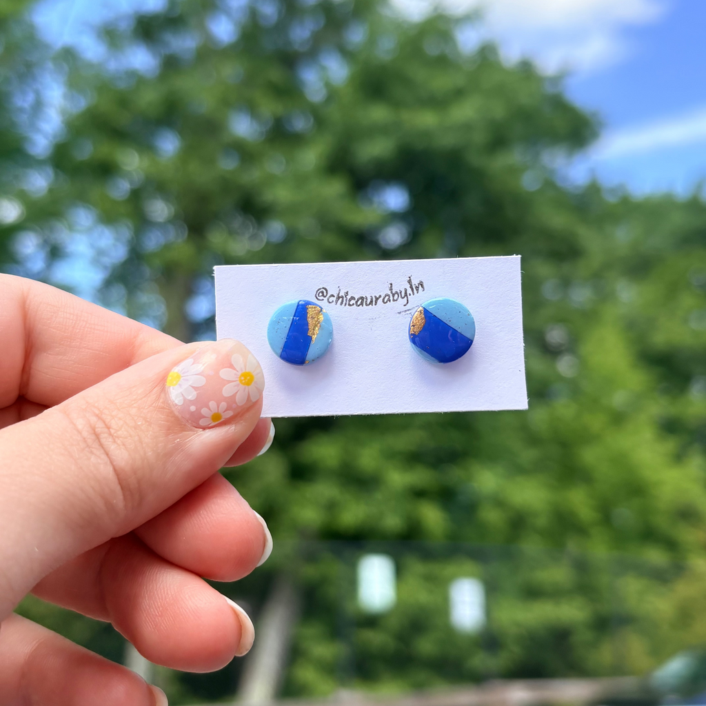 Blue Horizon Stud Earrings