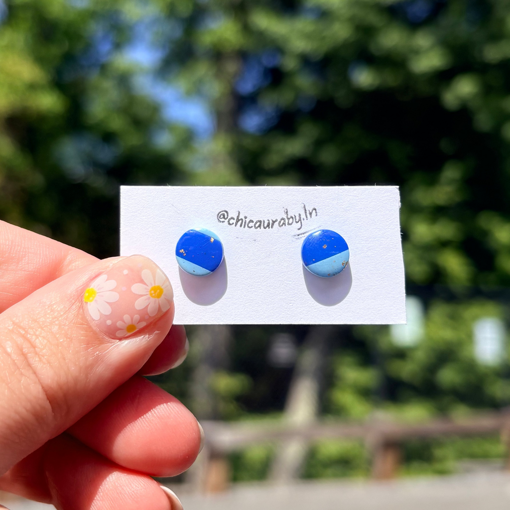 Blue Horizon Stud Earrings