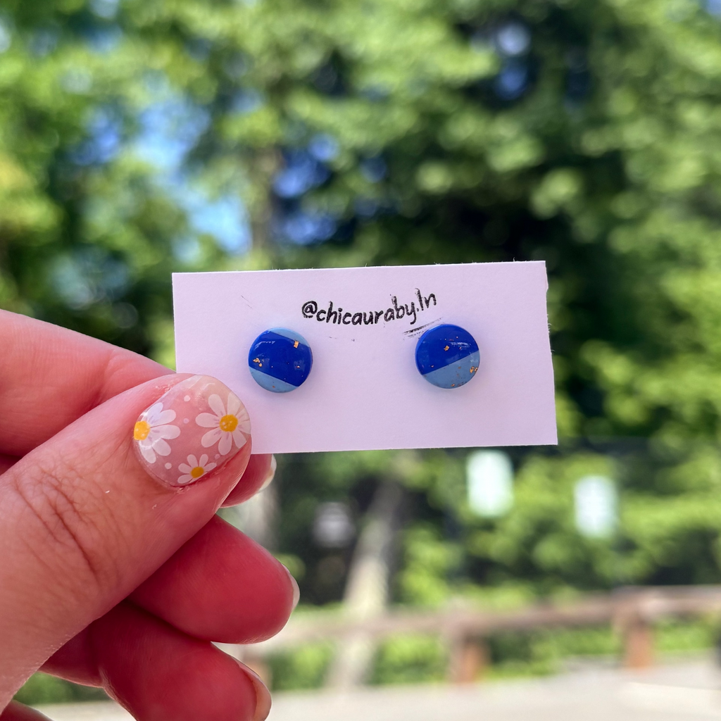 Blue Horizon Stud Earrings