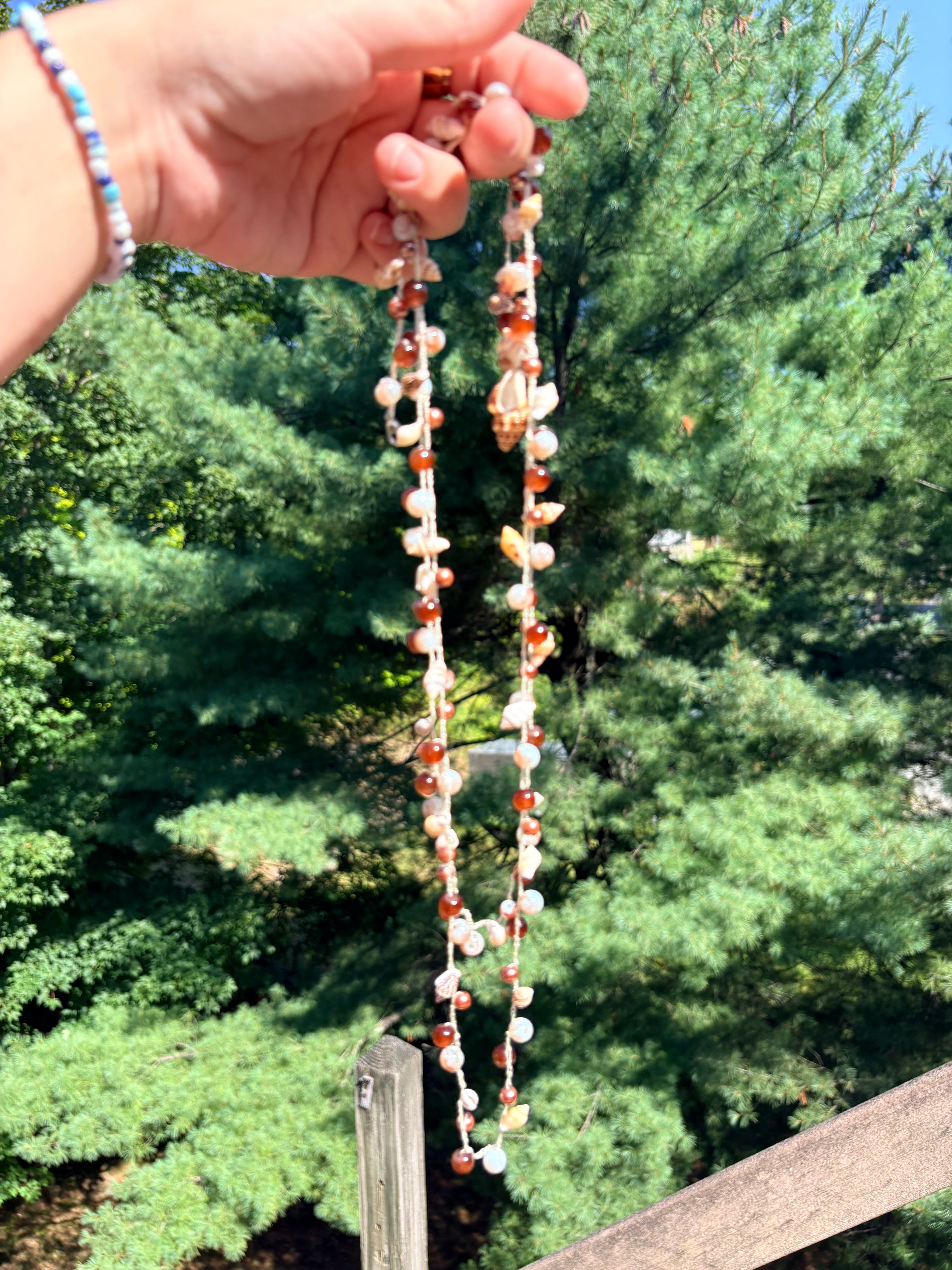 Sandy Shores Crochet Necklace
