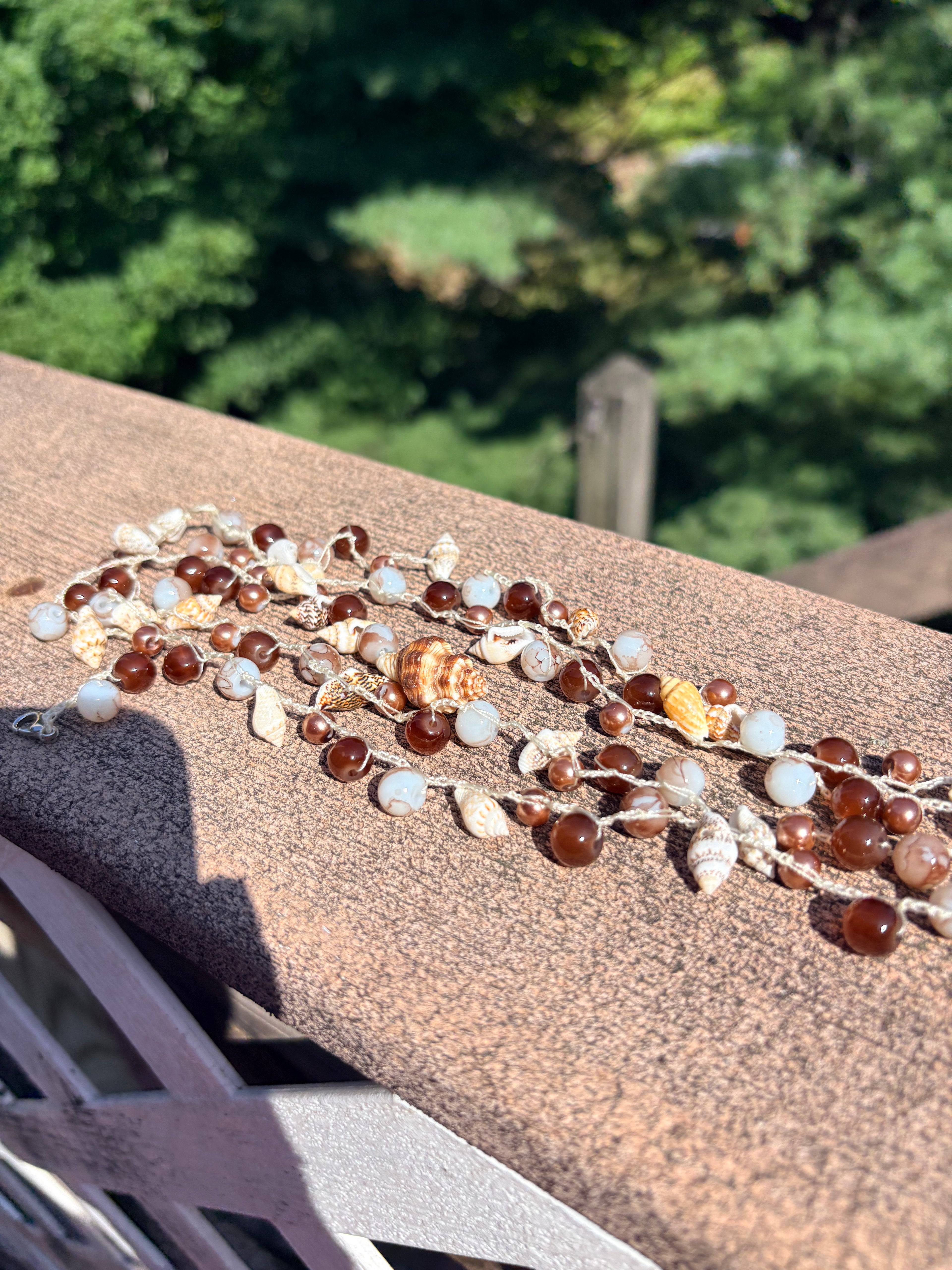 Sandy Shores Crochet Necklace