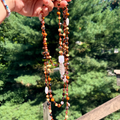 Autumn Glow Crochet Necklace