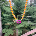 Beads Necklace w Gate Ring