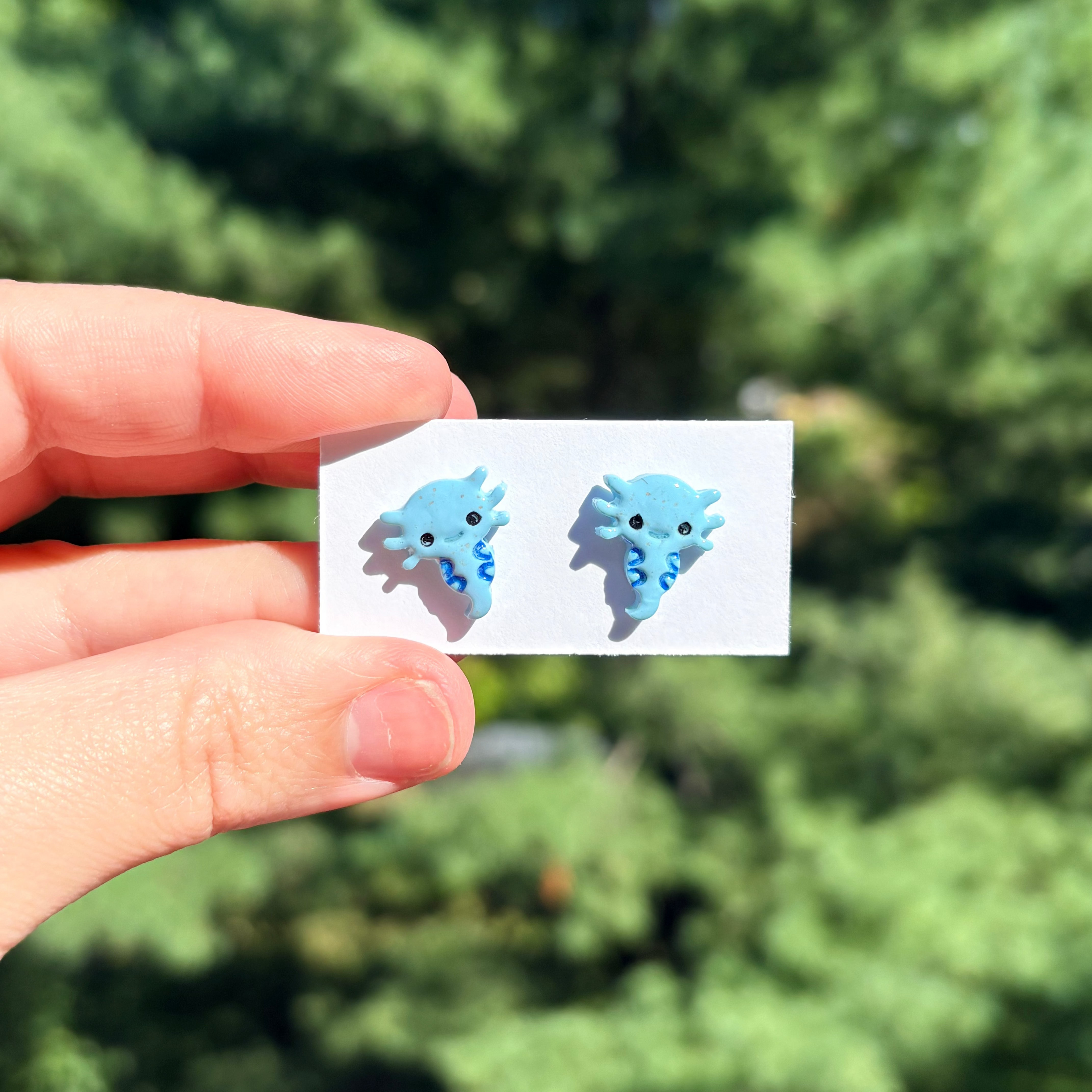 Axolotl Stud Earrings 🩷