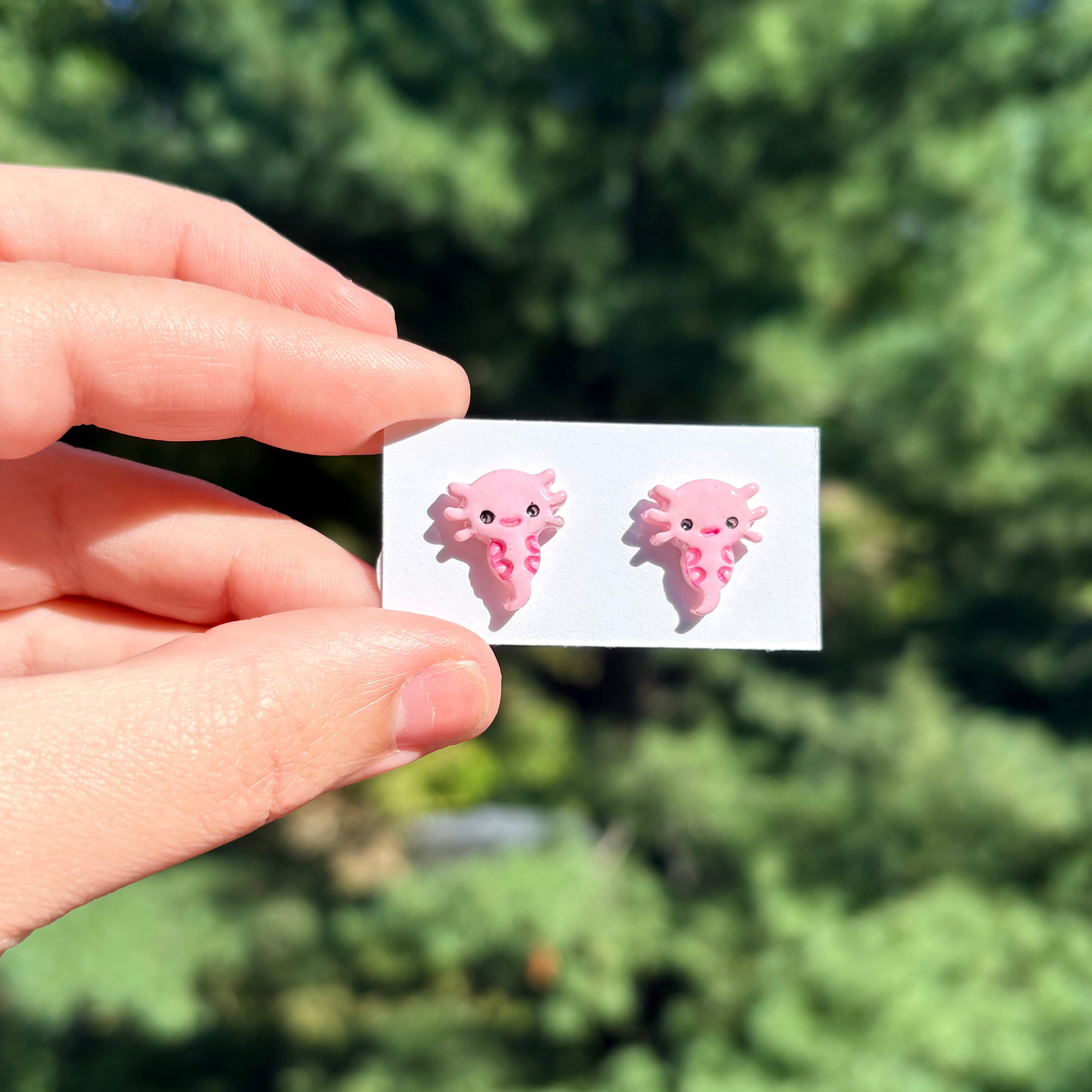 Axolotl Stud Earrings 🩷