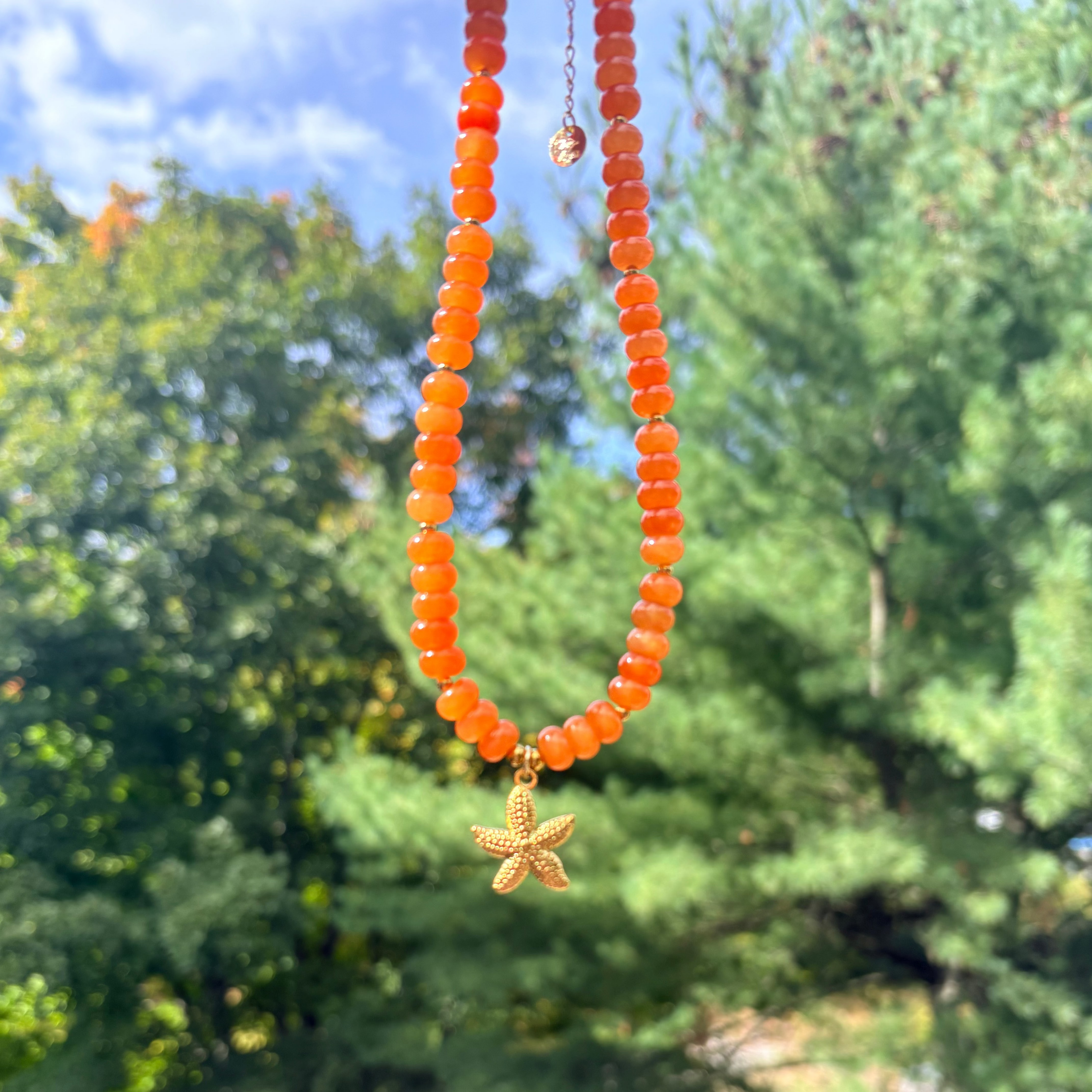 Golden Sun necklace