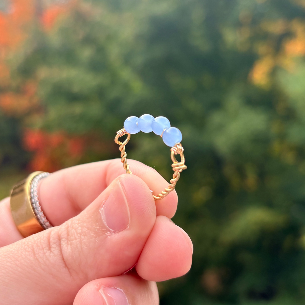 Blue Glow Ring