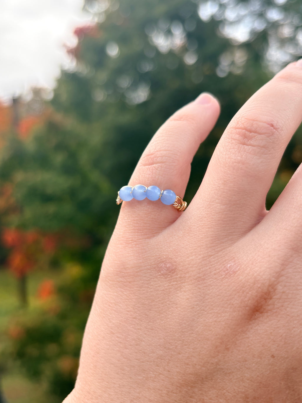 Blue Glow Ring