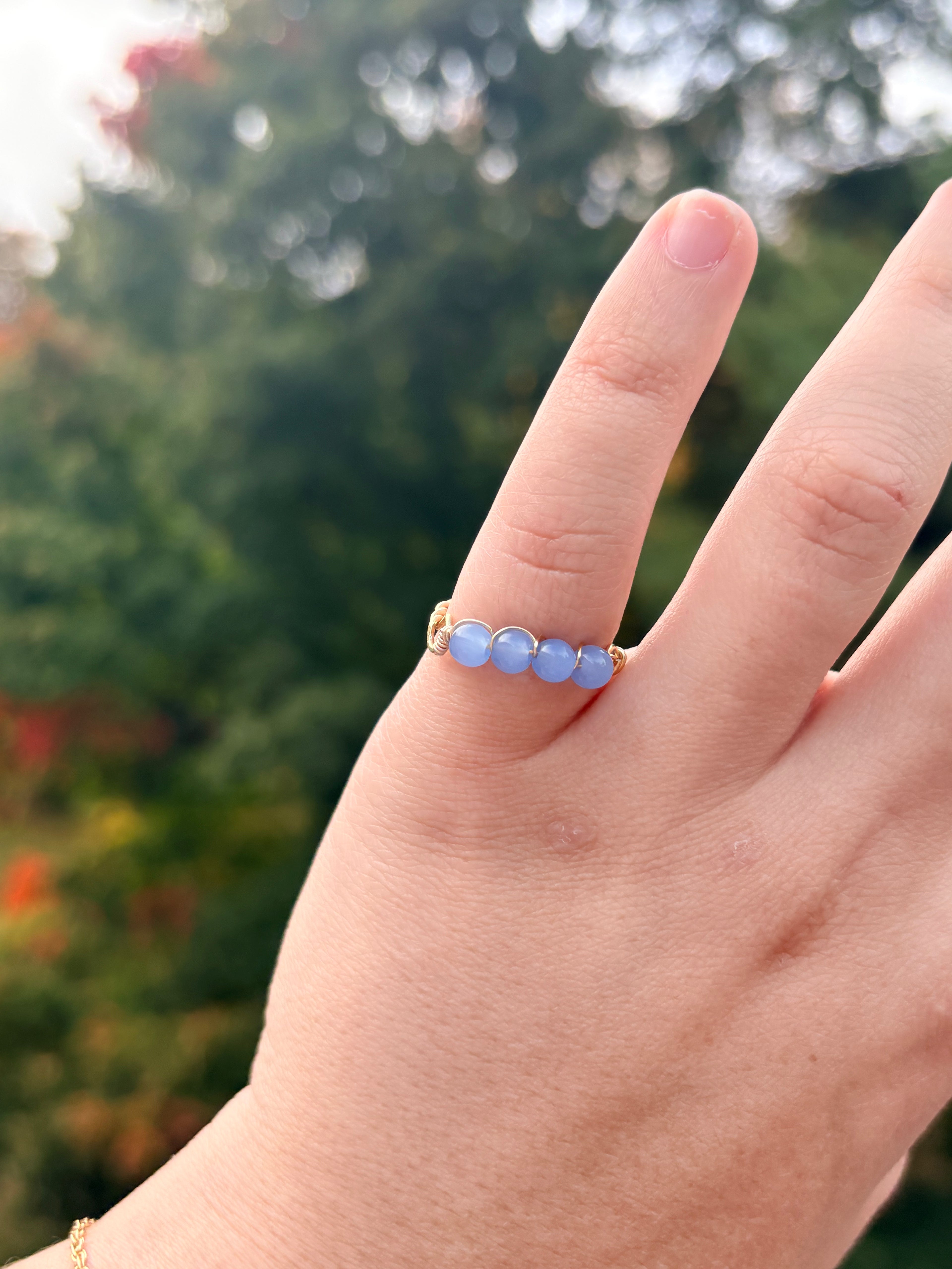Blue Glow Ring