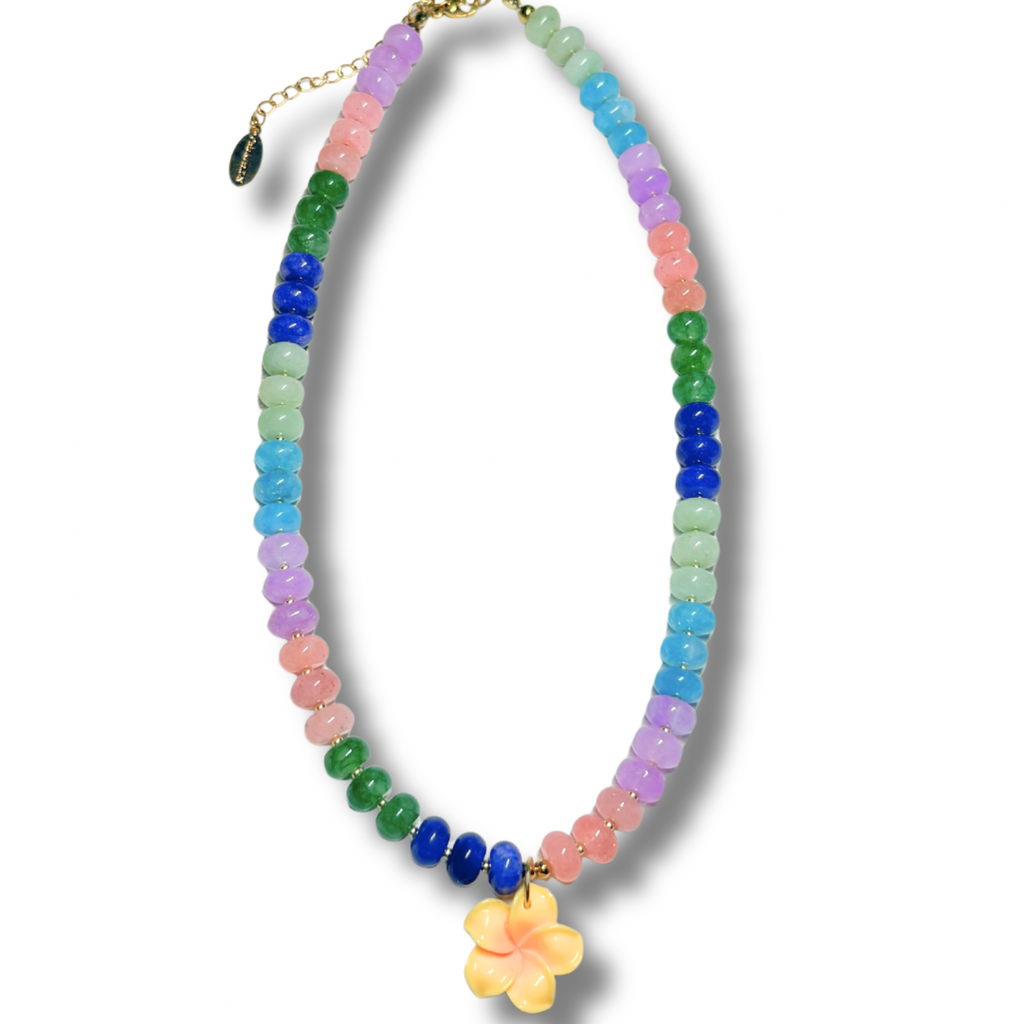 Rainbow Lei Necklace