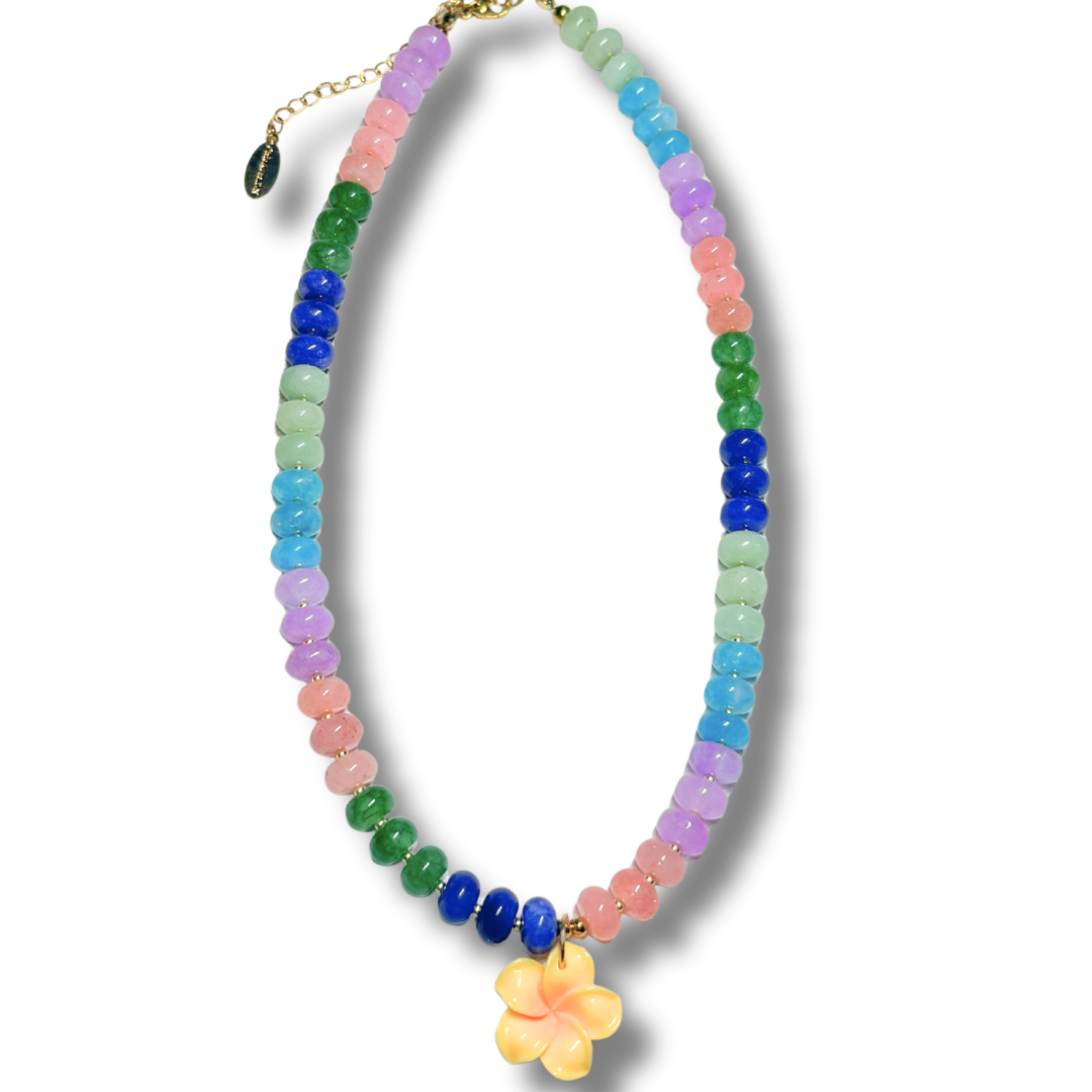 Rainbow Lei Necklace