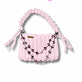 Blush Charm Crochet handbag
