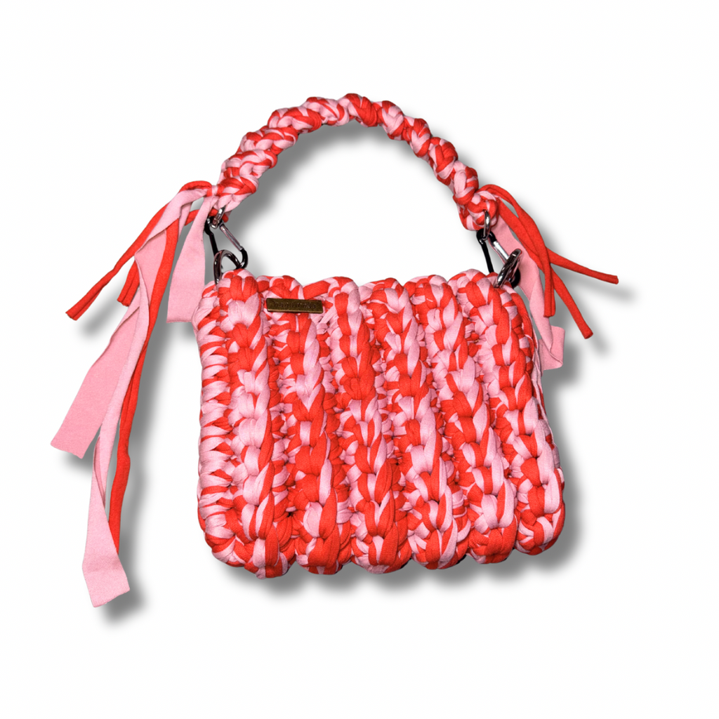 Cherry Kiss Crochet Handbag