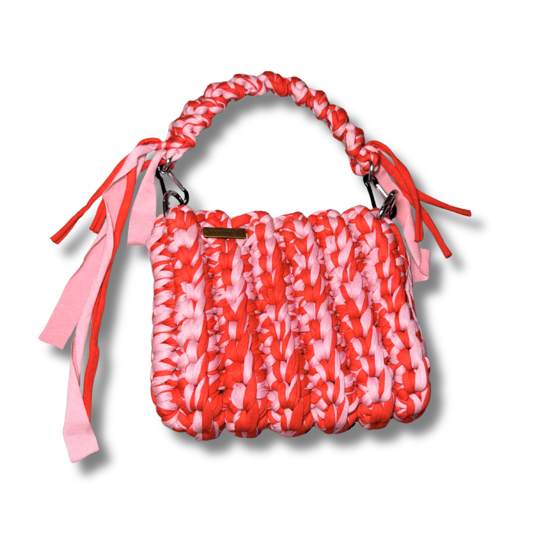 Cherry Kiss Crochet Handbag