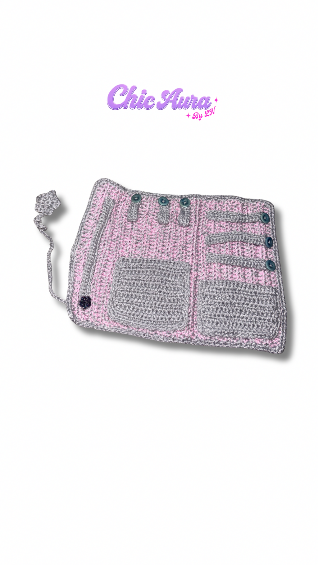 Violet Crochet Jewelry Organizer