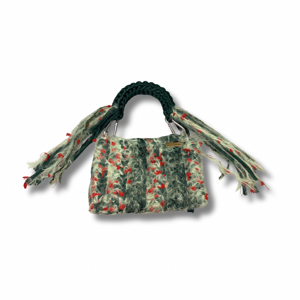 Evergreen Crochet Handbag