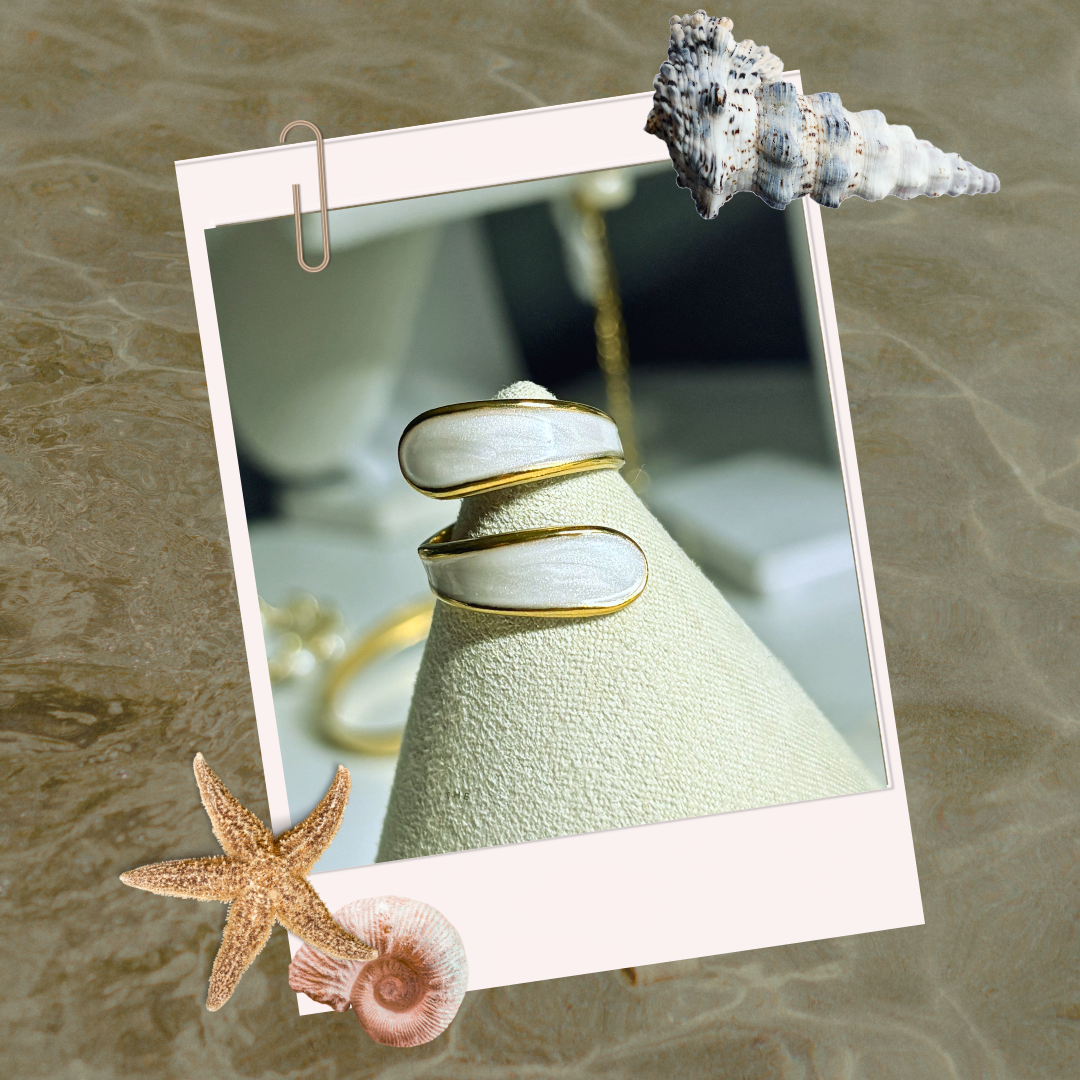 Pearl Wave Ring